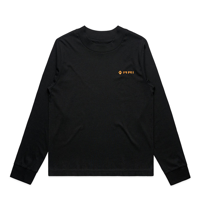 Ari Embroidered Mock Longsleeve Tee